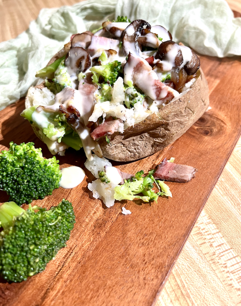 Brisket Loaded Baked Potato - Soul Of A Cook